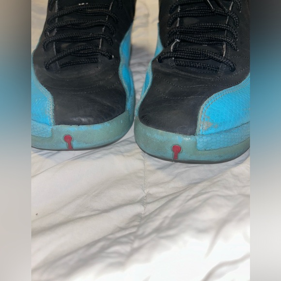 NIKE jordan 12 retro gama blue high top shoes size 10.5 men - Picture 2 of 13